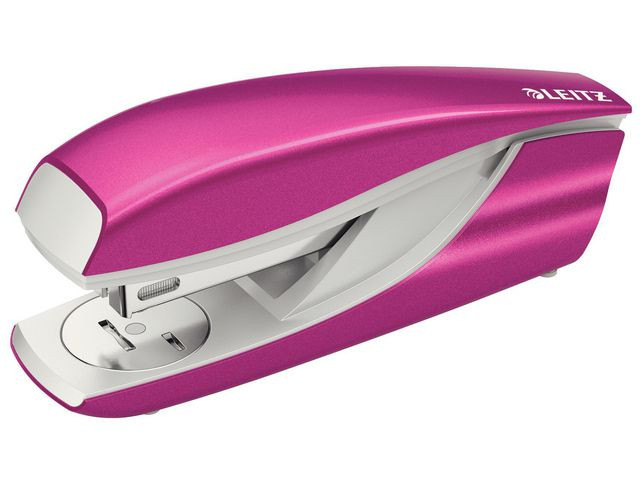 Häftapparat LEITZ WOW 5502 30ark cerise