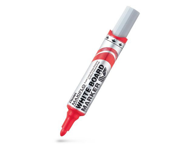Whiteboardpenna PENTEL Maxiflo 1,5mm röd