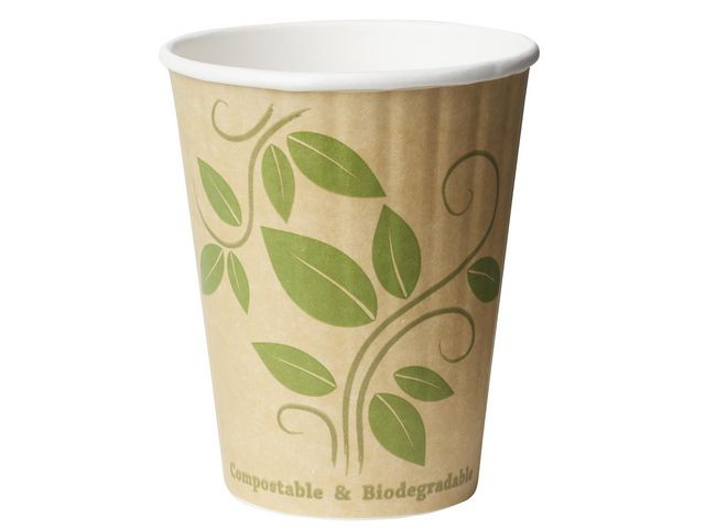 Pappersbägare DUNI 35cl Löv 35/fp