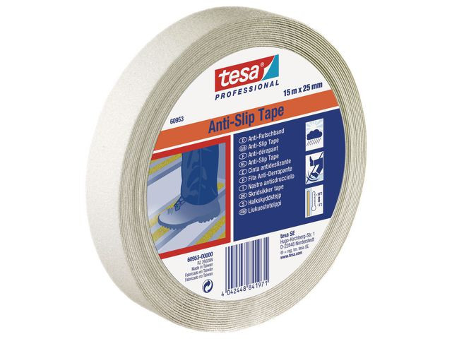 Halkskyddstejp TESA 25mmx15m flourescent