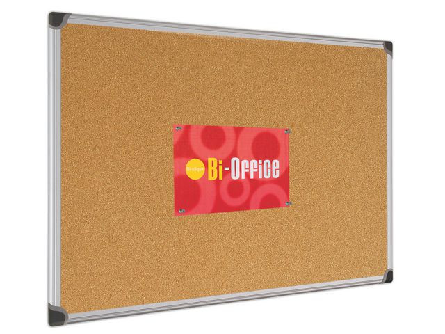 Anslagstavla BI-OFFICE kork 90x60cm