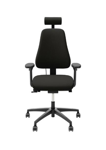 Kontorsstol LD6340 med svankstöd svart