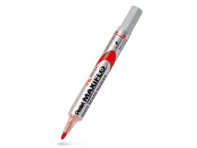 Whiteboardpenna PENTEL Maxiflo 2mm röd