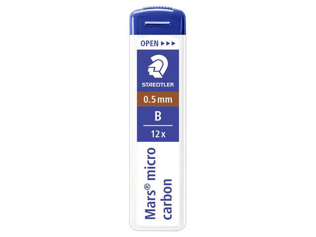 Reservstift STAEDTLER 0,5mm B 12/fp