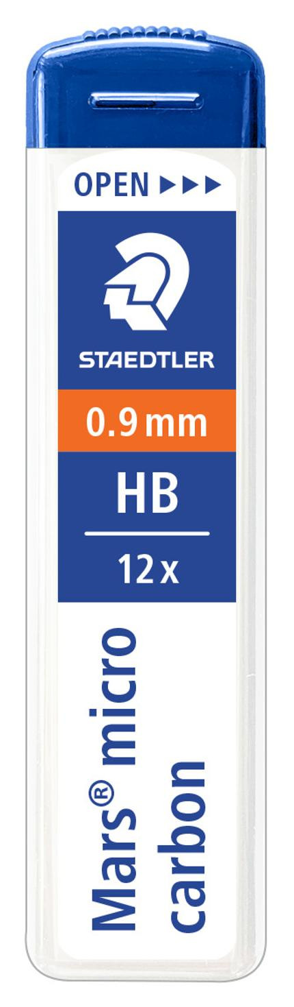 Reservstift STAEDTLER 0,9mm HB 12/fp