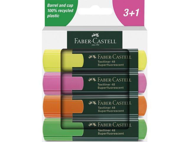 Överstrykningspenna FABER CASTELL 4/fp