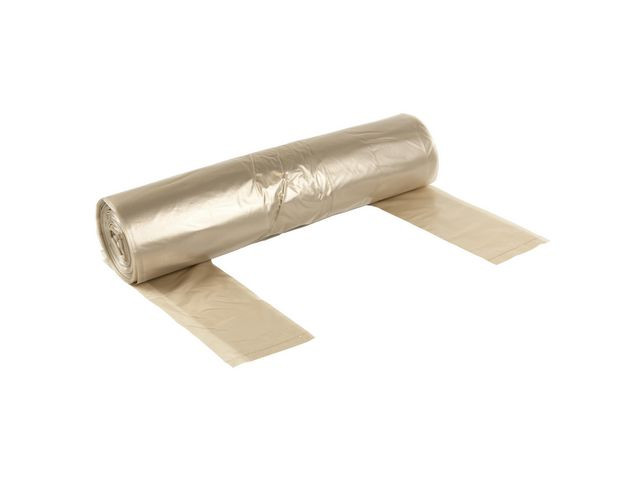Plastsäck knyt LD 240L 50my transp 10/rl