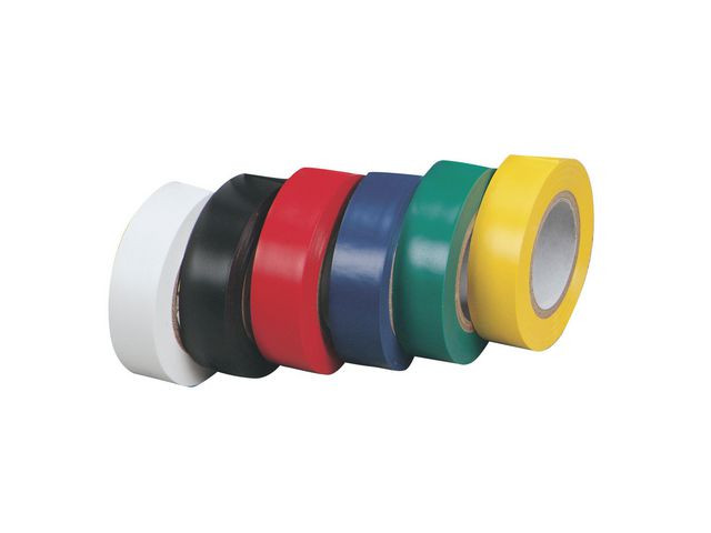 Tejp ETAB PVC kulör 15mmx10m 6/fp