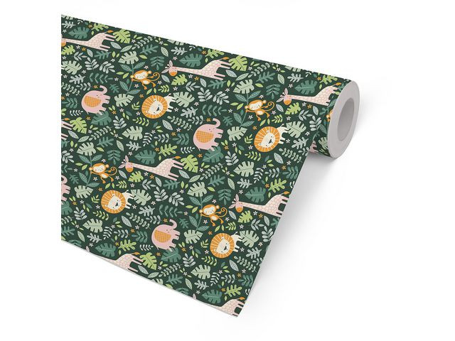 Presentpapper Rainforest 57cmx154m