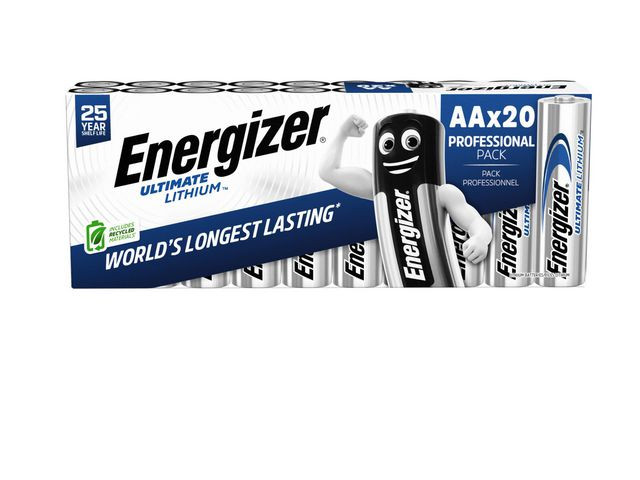 Batteri ENERGIZER Ultimate AA 20/fp
