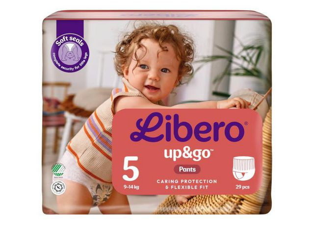 Blöja LIBERO Up&Go 5 S1 9-14kg 29/fp