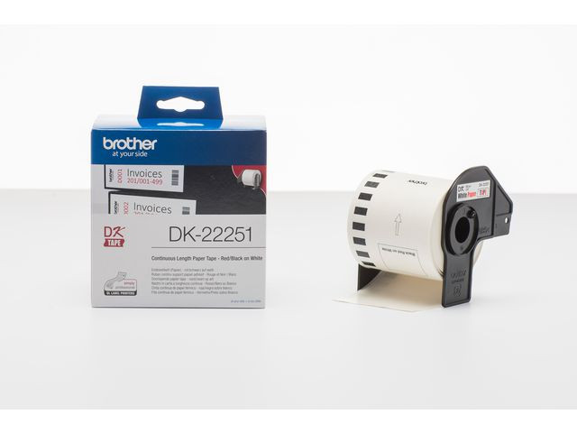 Etikett BROTHER DK22251 62mmx15,24m
