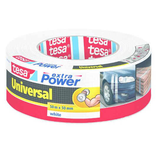 Vävtejp TESA Extra Power 50mmx50m vit