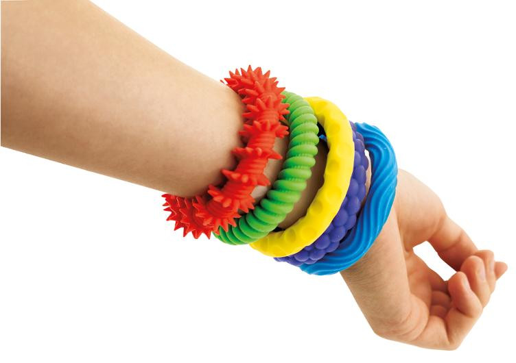 Taktila armband 5 st
