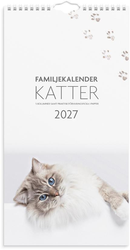 Familjekalender 2027 Katter