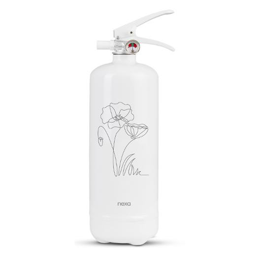 Brandsläckare NEXA 2kg Poppy 13A vit