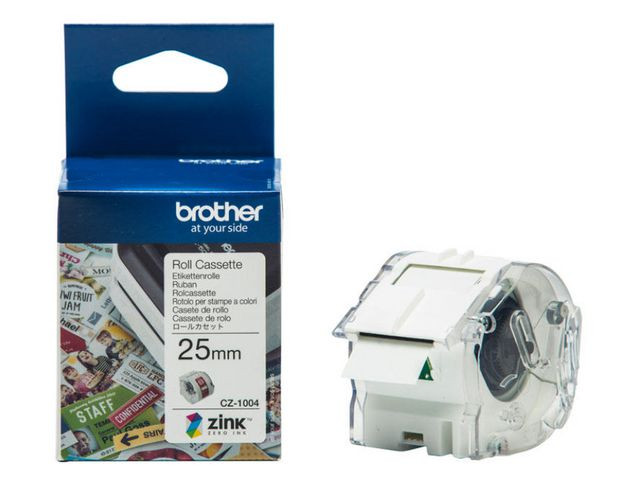 Etikett BROTHER CZ1004 25mmx5m