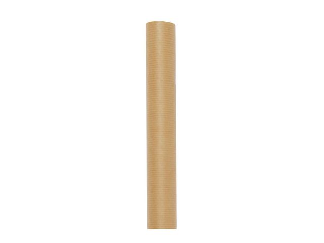 Presentpapper ribbat brun 57cmx10m