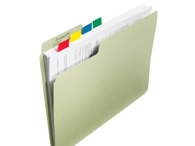 Index POST-IT 25,4x43,2mm orange 100/fp