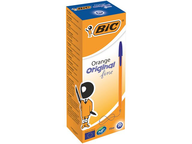 Kulpenna BIC Orange 0,8 blå