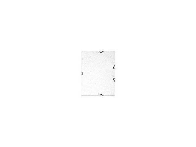 Gummibandsmapp EXACOMPTA 3-klaff A4 vit