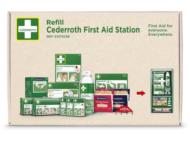 Refill Första Hjälpen-station CEDERROTH