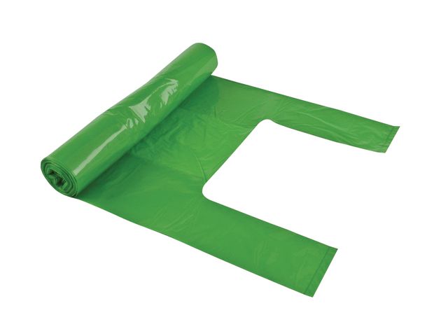 Papperskorgspåse opt. 30L 35my grön25/RL