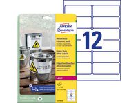 Etikett AVERY Slitst. 99,1x42,3mm 240/fp