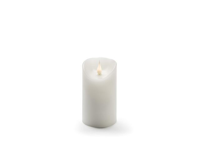 Vaxljus varmvit LED 7,6x12,7cm
