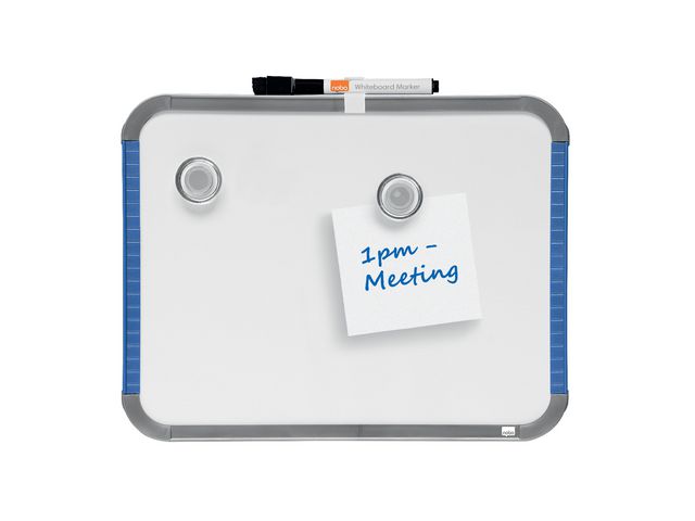 Whiteboard Slim NOBO vit 28x22cm