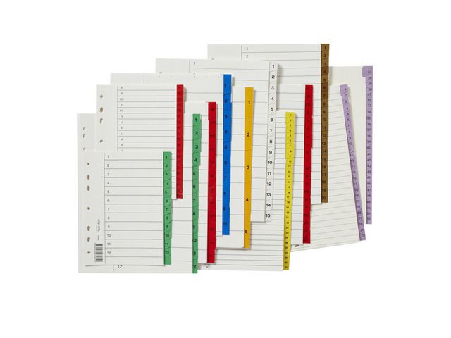 Register plastflik 1-52 lila 5/fp