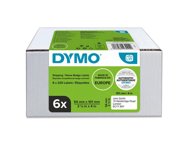 Etikett DYMO LW 101x54mm 1320/fp