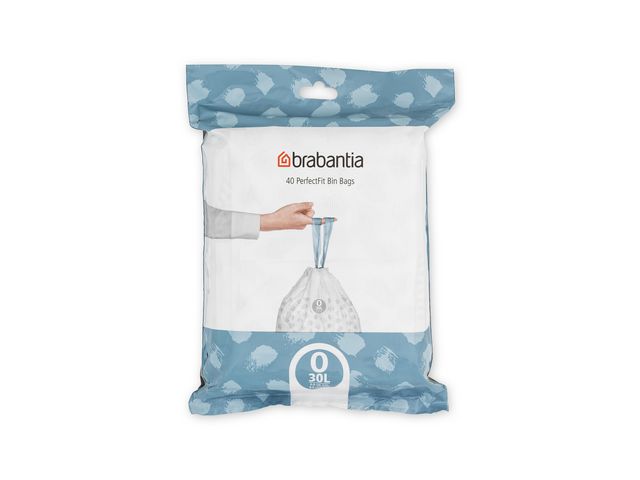 Insatspåse O BRABANTIA 30L vit 40/fp