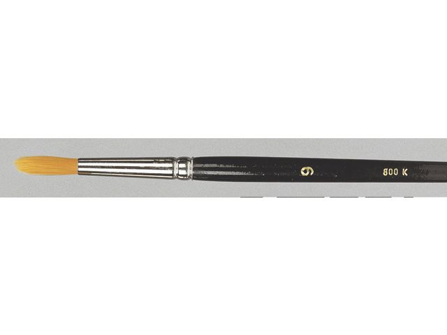 Syntetpensel rund nr 10 10/fp