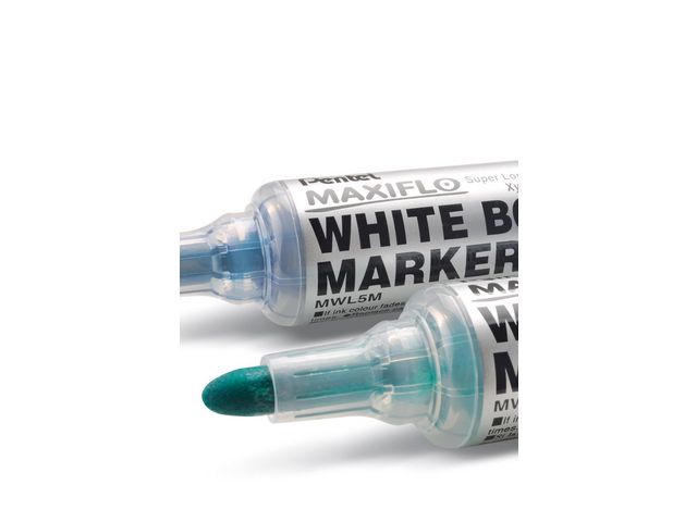 Whiteboardpenna PENTEL Maxiflo 2mm blå