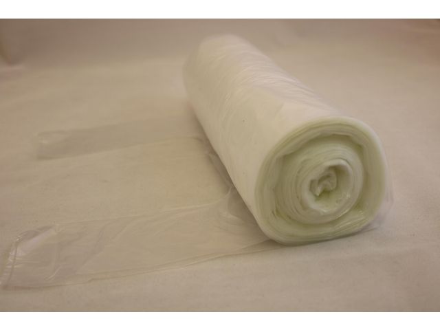 Plastsäck knyt LD 30L 17my transp 100/rl