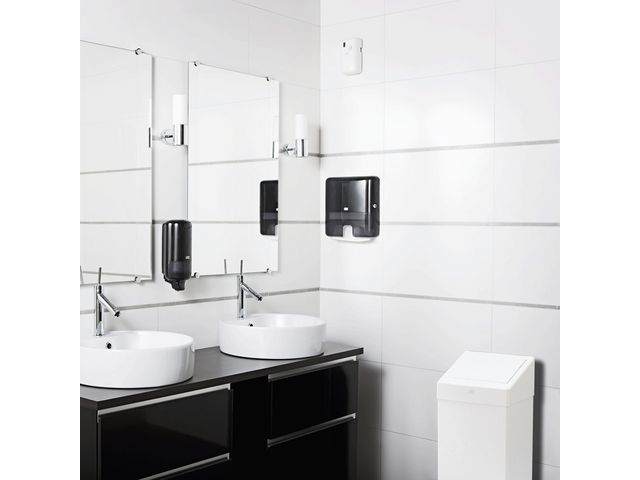 Papperskorg TORK vit 50L