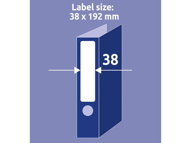Etikett AVERY Pärm 192x38mm 700/fp
