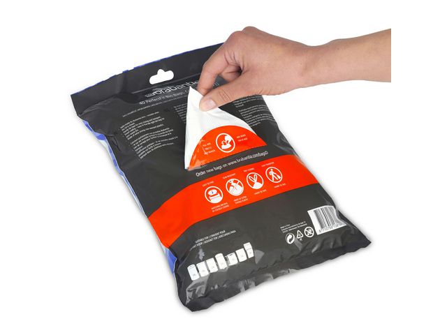 Insatspåse D BRABANTIA 15-20L vit 40/fp