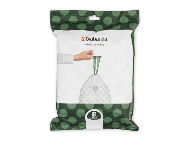Insatspåse R BRABANTIA 36L vit 40/fp