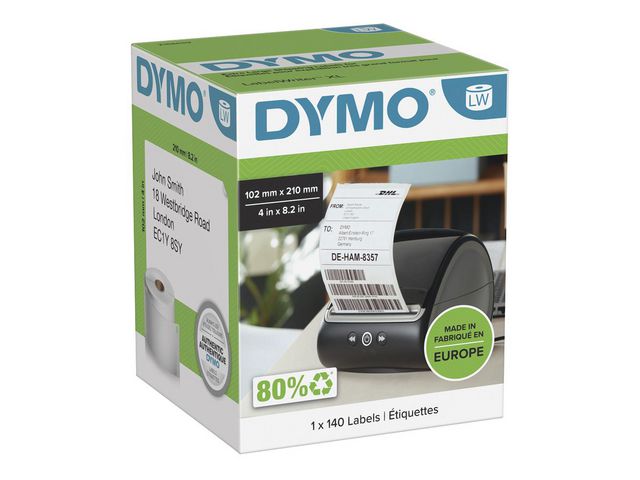 Etikett DYMO LW Frakt 102x210mm 140/fp