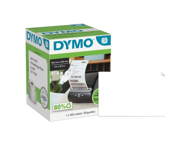 Etikett DYMO LW Frakt 102x210mm 140/fp