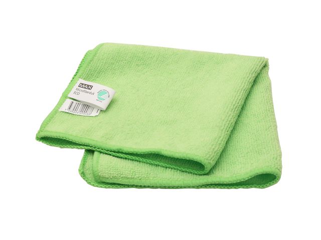 Microfiberduk MAX Eco 32x32cm grön 10/fp