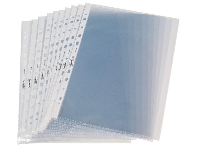 Plastficka A4 klar 0,10mm 100/fp