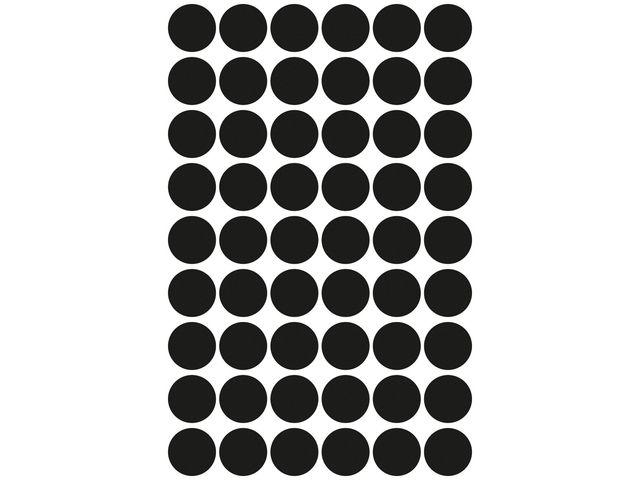 Färgkodningsprick AVERY Ø12mm sva 270/fp