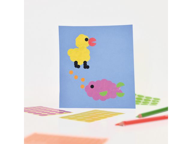 Färgkodningsprick AVERY Ø12mm sva 270/fp