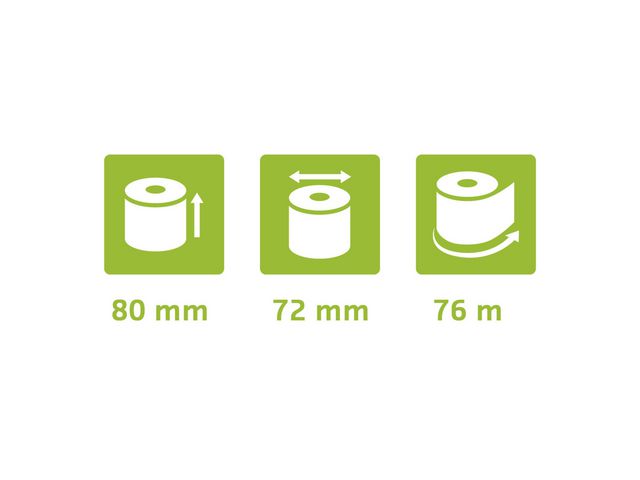 Thermorulle Fenolfri 80x72x12mm 76m