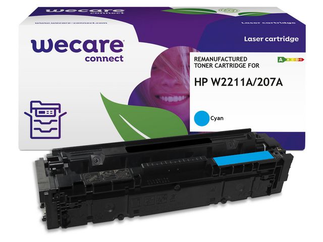 Toner WECARE HP W2211A 207A 1,25K cyan