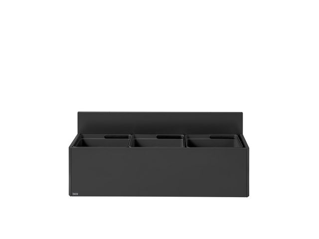 Avfallshantering BICA 3x20L svart