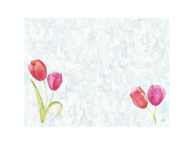 Tablett Tulips BIO DC 30X40cm 100/fp